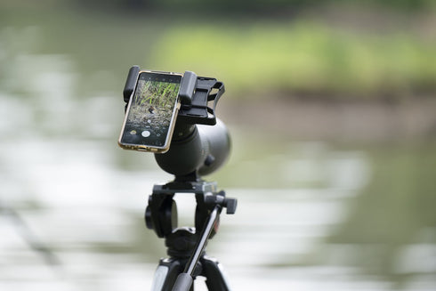 NSO Digiscoping Adapter yleissovite älypuhelimelle Bluetooth laukaisimella
